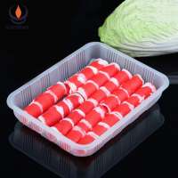 Disposable plastic frozen food packaging meat packing trays