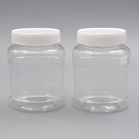 Eco-Friendly Feature 500ml Clear PET Food Candy Jars Plastic