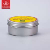 200ml large tin can aluminum tin with lid Metal jar for food container/Ointment jar/ with print logo  -200ml 9245