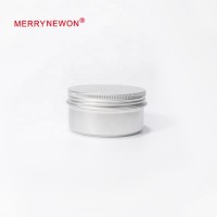 80g/ml LH6835 Custom Screw Thread Concealer Coffee Jar Travel Tin Candle Aluminum Tea Can