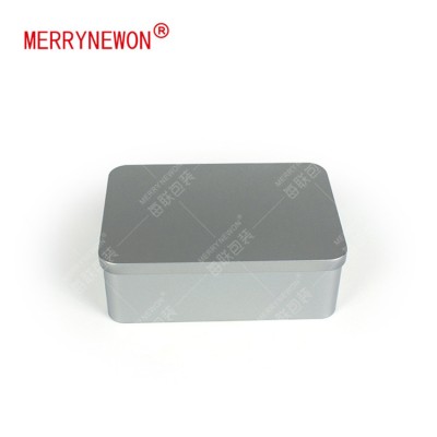 China factory laundry detergent with metal tin dvd case square metal tin box food