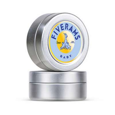 Round shape aluminum tin with screw cap face cream jar for sale