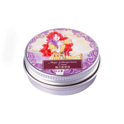 Aluminum empty tin container , color printing with with screw lid