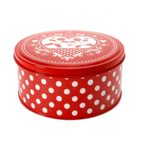 Tin box packaging food grade metal tin can for cookie