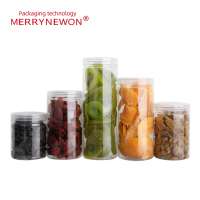 Guangzhou Manufacturer High Quality 100ml 300ml 500ml 800ml 1000ml Clear PET Cream Candy Kitchen Food Storage Jar